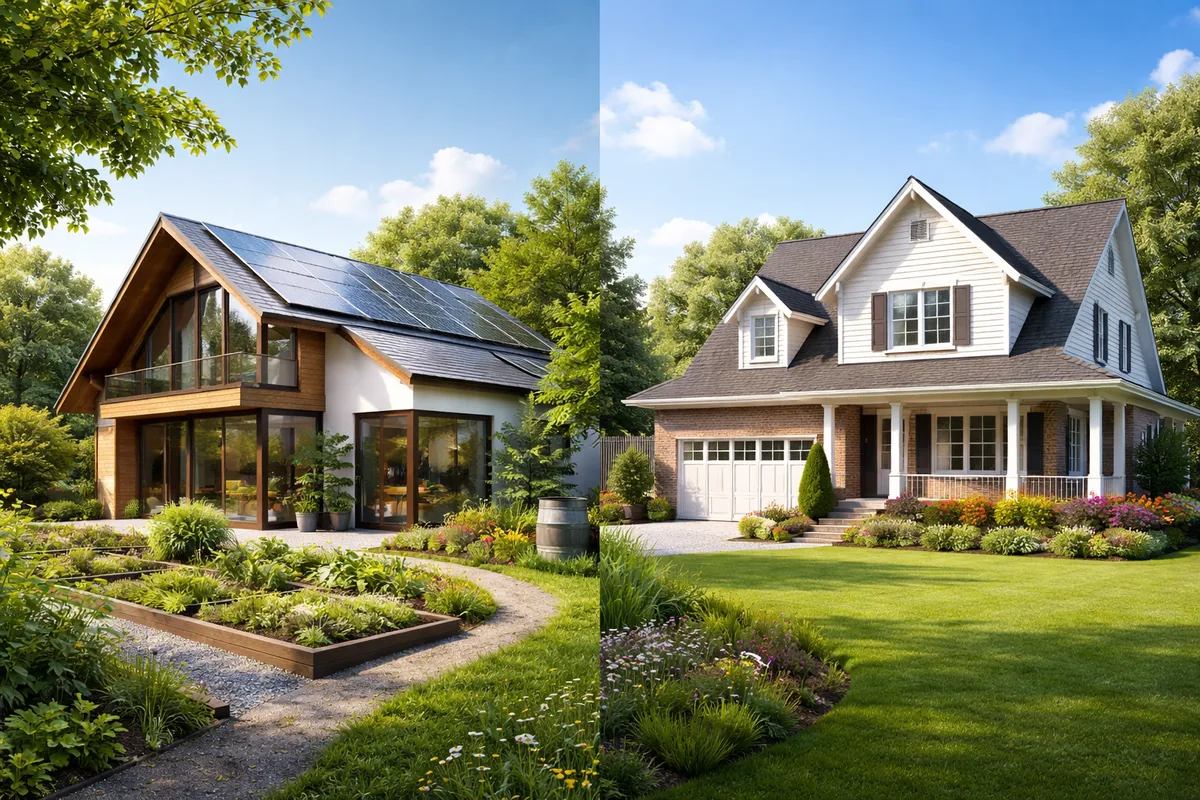 Comment choisir entre une maison écologique et une maison traditionnelle