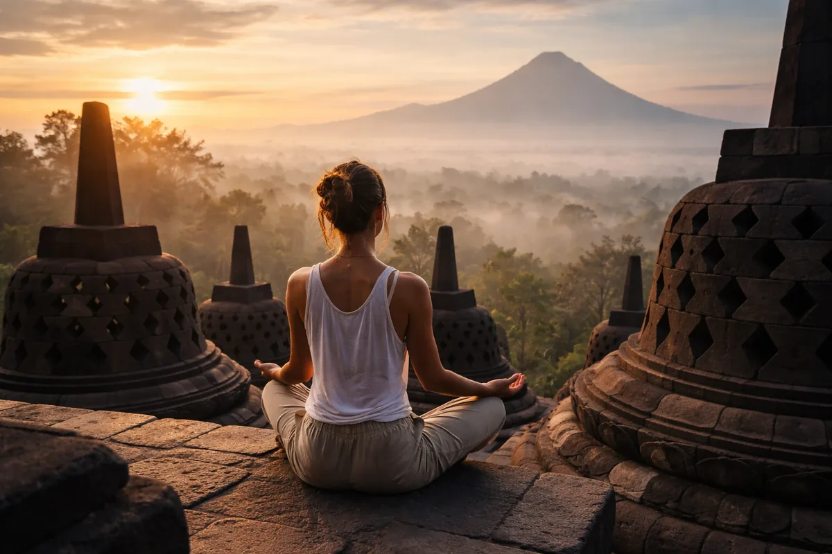 Quelles sont les meilleures façons de vivre une expérience spirituelle à Borobudur ?