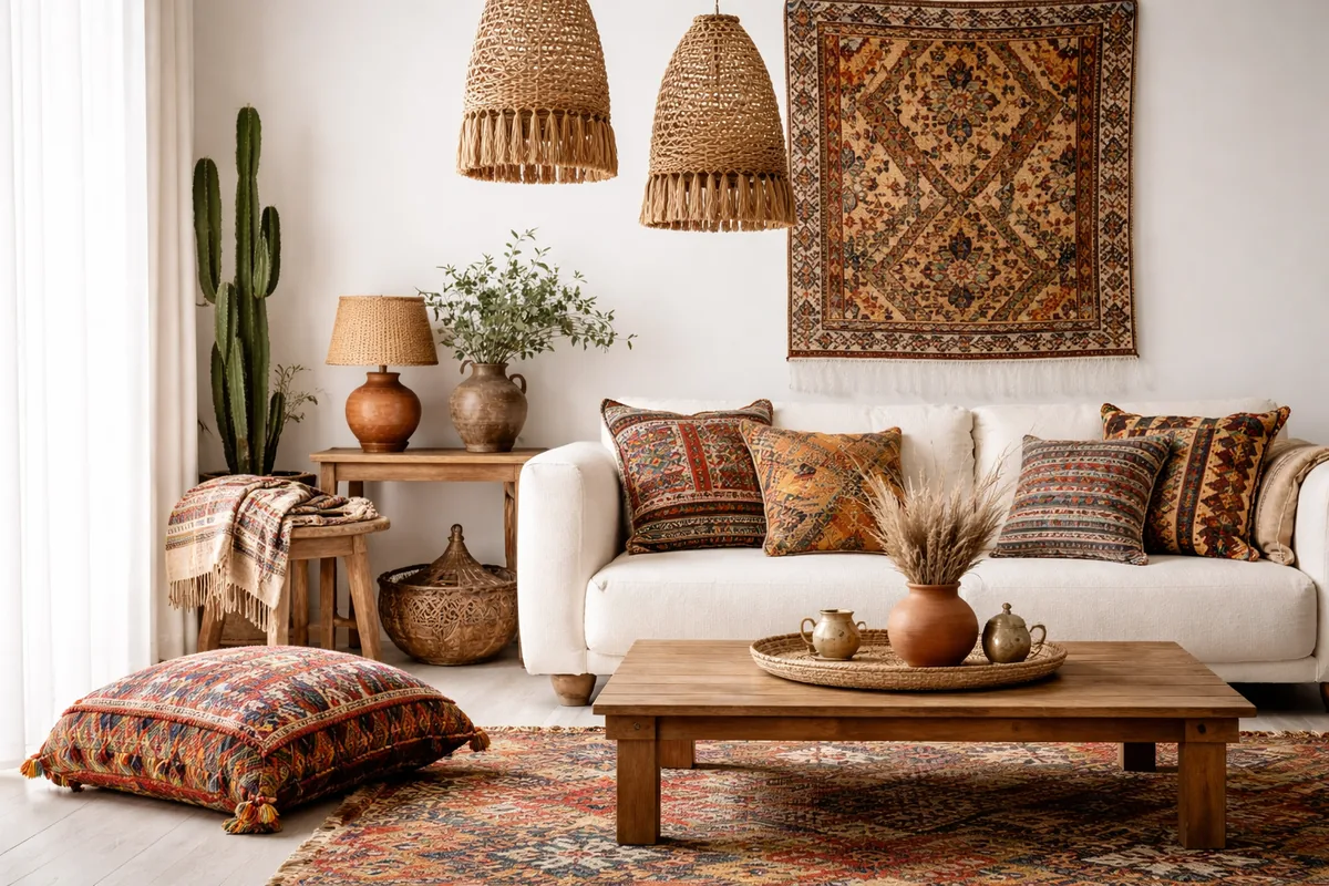 Comment intégrer des textiles faits main marocains dans votre décoration intérieure ?