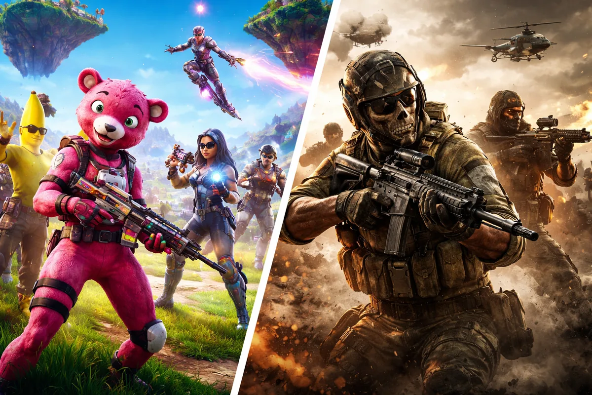 Quels sont les meilleurs modes de jeu à découvrir dans Fortnite et Call of Duty